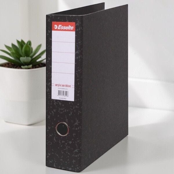 Esselte 9950 Geniş Karton Klasör - Siyah