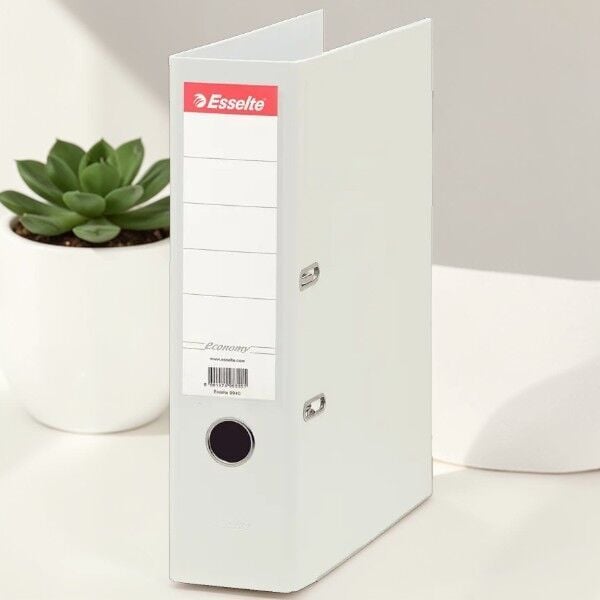 Esselte 9940 Ekonomik Klasör - Geniş (80mm) Beyaz