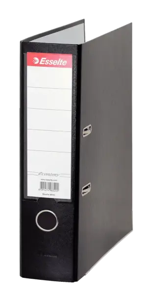 Esselte 9940 Ekonomik Klasör - Geniş (80mm) Siyah
