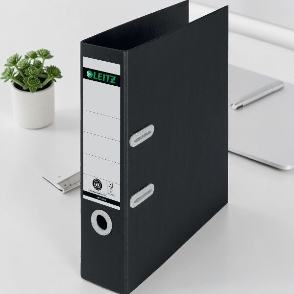 Leitz Recycle Klasör 180° A4 80mm Siyah (10190095)