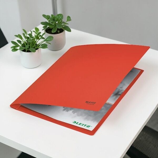 Leitz Recycle Döküman Dosya A4 Kırmızı (39040025)