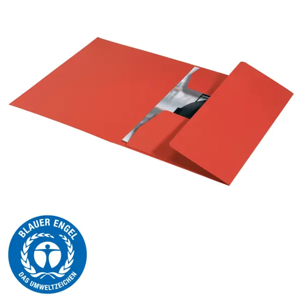 Leitz Recycle İnce Dosya A4 Kırmızı (39060025)