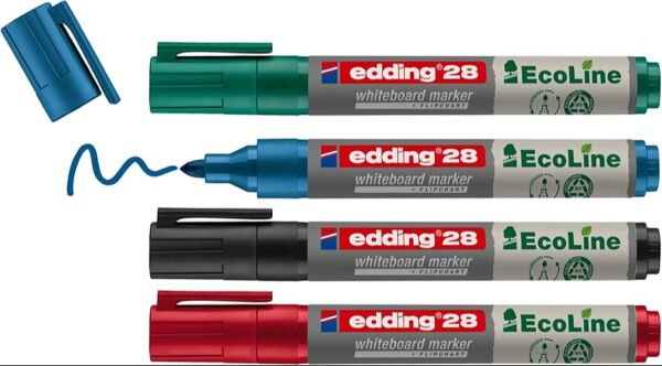 Edding Ecoline Beyaz Tahta Kalemi 4'lü