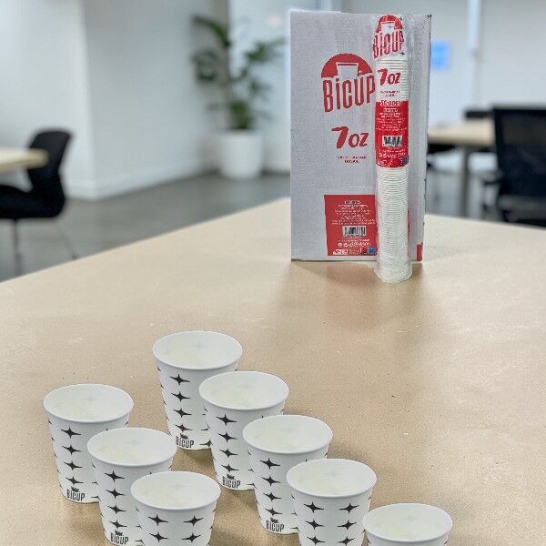BİCUP 7 Oz Karton Bardak 3.000'li