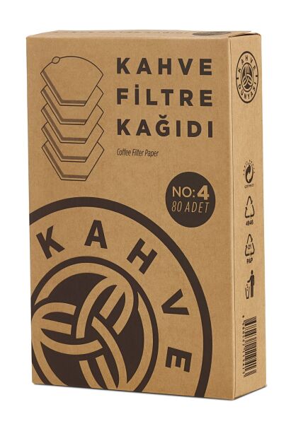 Kahve Dünyası Filtre Kahve Kağıdı 80'li No:4