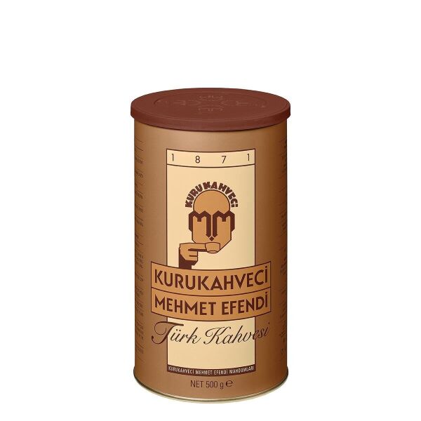 Kurukahveci Mehmet Efendi Teneke Kutu Türk Kahvesi 500 Gram