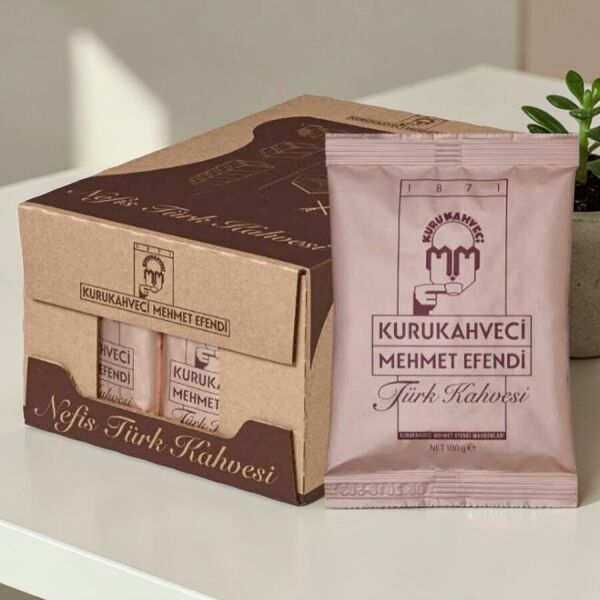 Kurukahveci Mehmet Efendi Türk Kahvesi 100 Gram 25'li