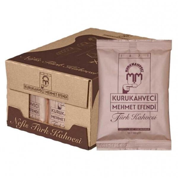 Kurukahveci Mehmet Efendi Türk Kahvesi 100 Gram 25'li
