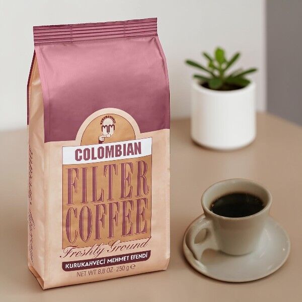 Kurukahveci Mehmet Efendi Colombian Filtre Kahve 250 Gram