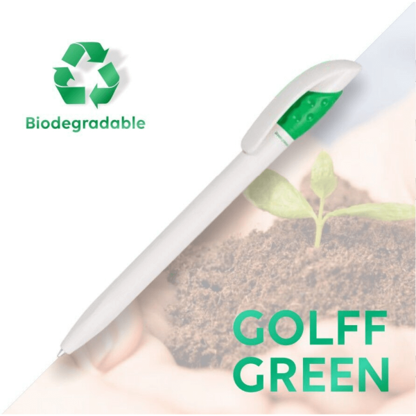 Lecce Pen Golff Green - Tükenmez Kalem (Mavi Mürekkep)