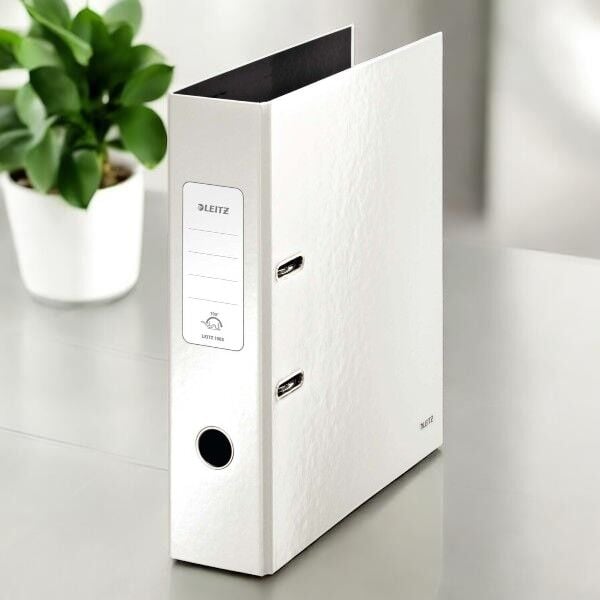 Leitz Wow Geniş Klasör Metalik Beyaz (1005-01)