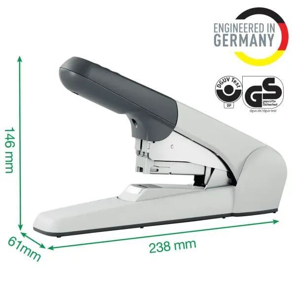 Leitz Ekstra Güçlü Zımba Makinesi Gri - 60 Sayfa