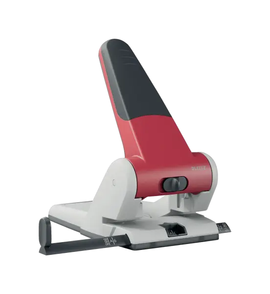 Leitz 65 Sayfa Kapasiteli Delgeç -  Kırmızı