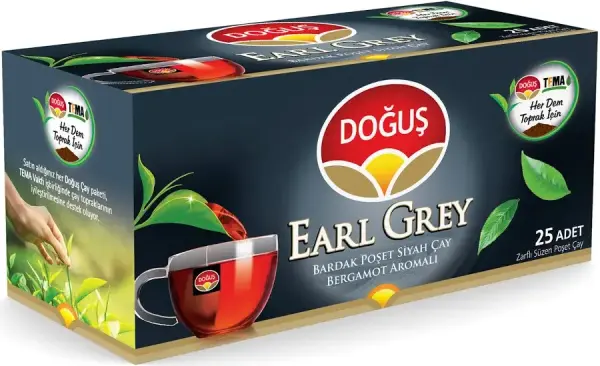 Doğuş Earl Grey Bardak Poşet Çay 2 gr 25'li