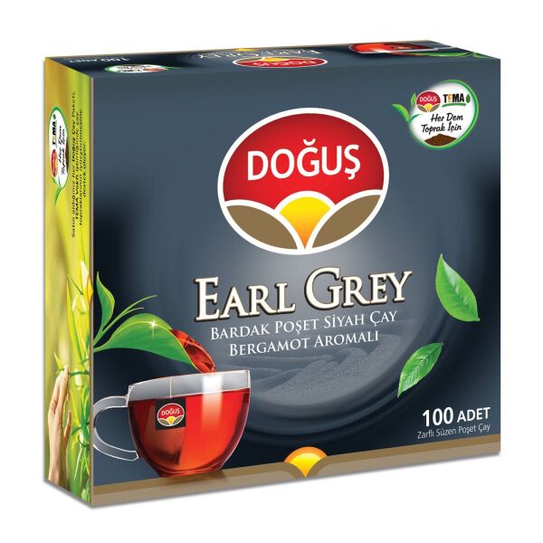 Doğuş Earl Grey Bardak Poşet Çay 2 gr 100'lü
