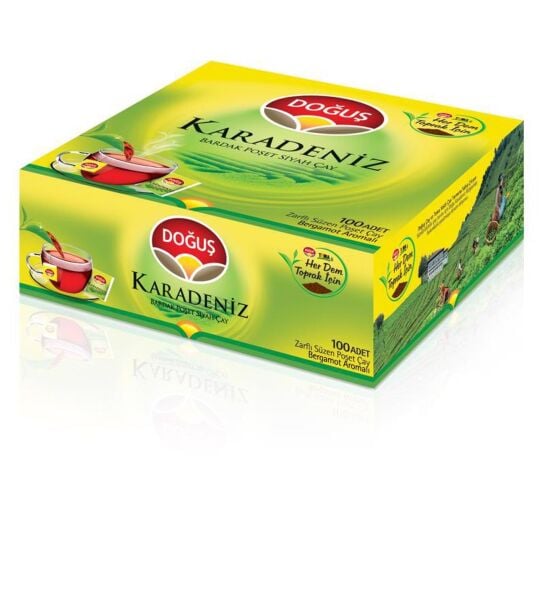 Doğuş Karadeniz Bardak Poşet Çay 2 gr 100'lü Bergamot Aromalı