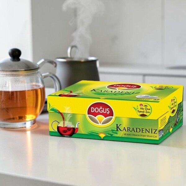 Doğuş Karadeniz Demlik Poşet Çay 3,2 gr 48'li Bergamot Aromalı