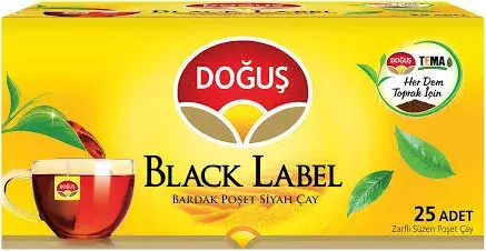 Doğuş Black Label Bardak Poşet Çay 2 gr 25'li