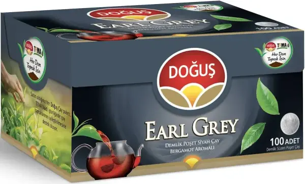 Doğuş Earl Grey Demlik Poşet Çay 3,2 gr 100'lü