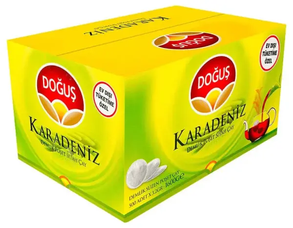 Doğuş Karadeniz Demlik Poşet Çay 3,2 gr 500'lü Bergamot Aromalı EDT