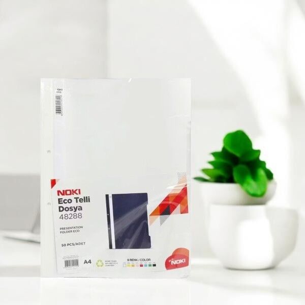 Noki Telli Dosya Eco 48288 - Beyaz (50'li)