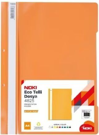 Noki Telli Dosya Eco 48288 - Turuncu (50'li)