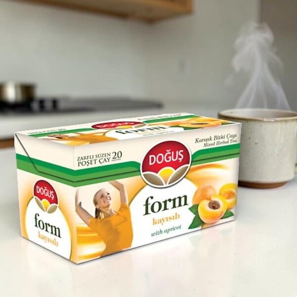 Doğuş Kayısılı Form Bitki Çayı 2 gr 20'li