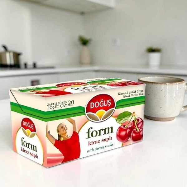 Doğuş Kiraz Saplı Form Bitki Çayı 1,75 gr 20'li