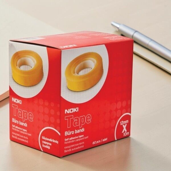 Noki Büro Bandı 12 mm x 10 m (60’lı Paket)