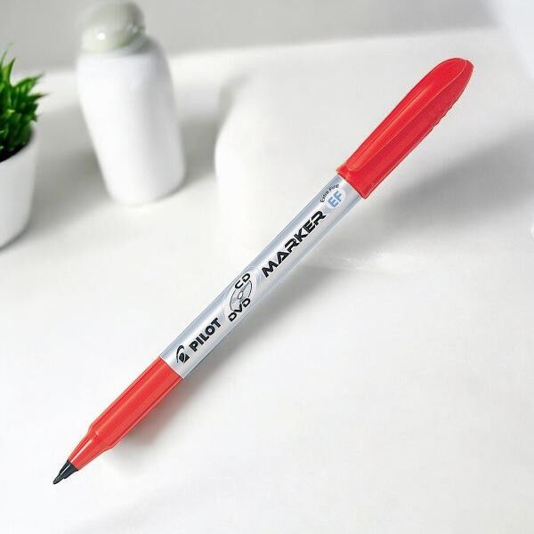 Pilot BeGreen CD-DVD Kalemi Kırmızı - Extra Fine Marker