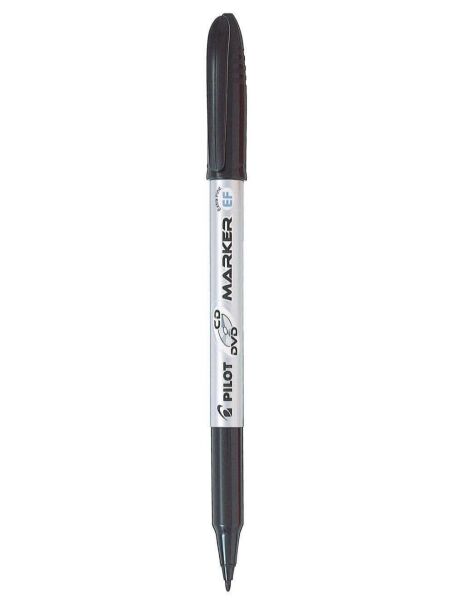 Pilot BeGreen CD-DVD Kalemi Siyah - Extra Fine Marker