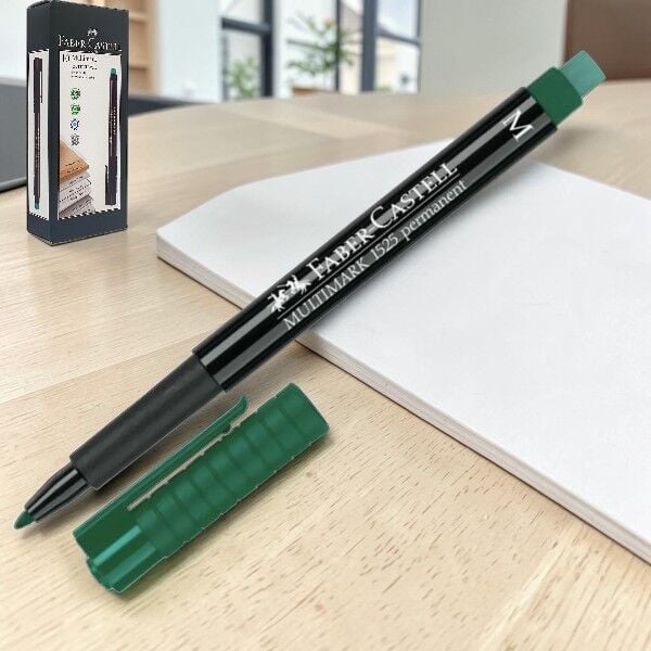 Faber-Castell Multimark Permanent M Yeşil 10'lu Asetat Kalemi