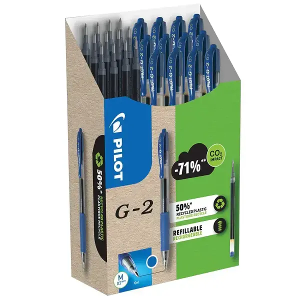 Pilot BeGreen G2 Jel - Roller Kalem 07mm Siyah