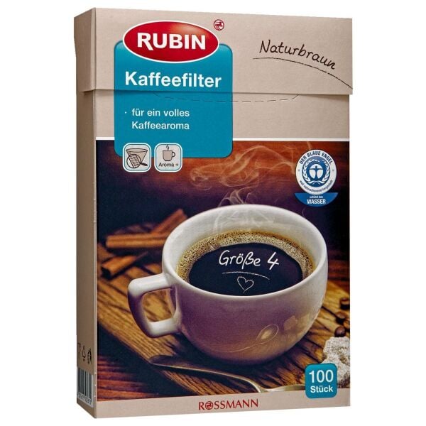Rubin Kahve Filtresi 100'lü No.4