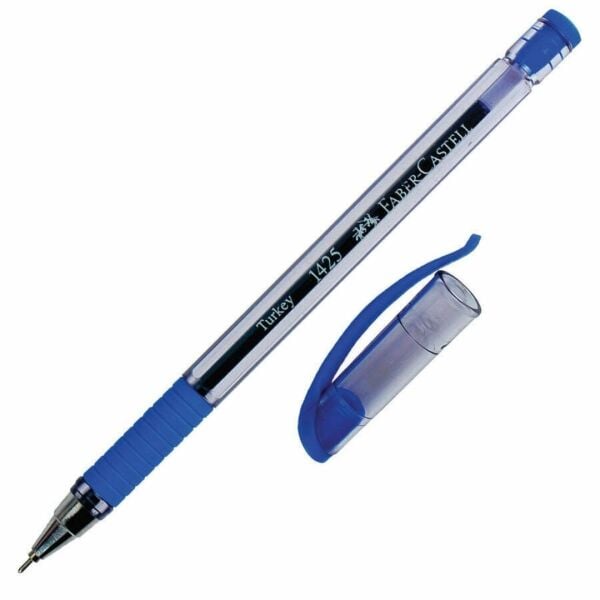 Faber-Castell 1425 İğne Uçlu Tükenmez Kalem 10 Adet Mavi 0,7 mm