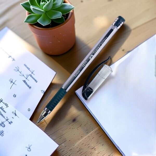 Faber-Castell 1425 İğne Uçlu Tükenmez Kalem Siyah 10'lu 0.7mm