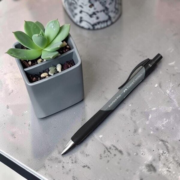Faber-Castell Auto Click Plus Uçlu Kalem 0.5 mm Versatil - Asorti