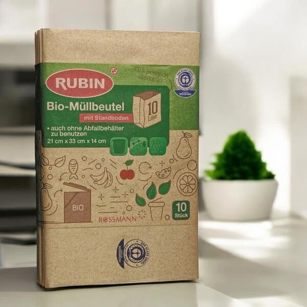 Rubin 10'lu Çöp Torbası 10L Organik Atık