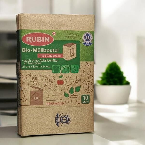 Rubin 10'lu Çöp Torbası 10L Organik Atık