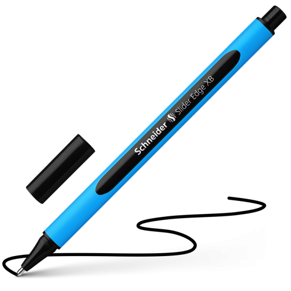 Schneider Slider Edge Tükenmez Kalem Siyah Tekli XB (Extra Bold) Sct-700