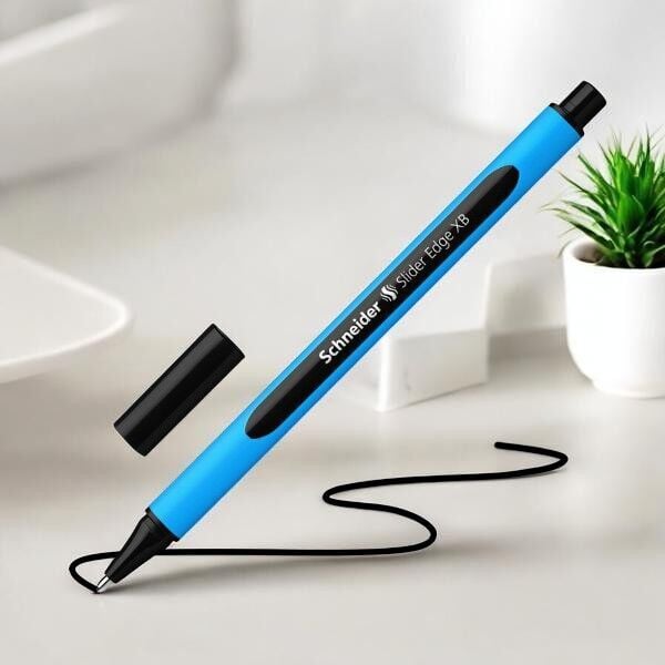 Schneider Slider Edge Tükenmez Kalem Siyah Tekli (Extra Bold)