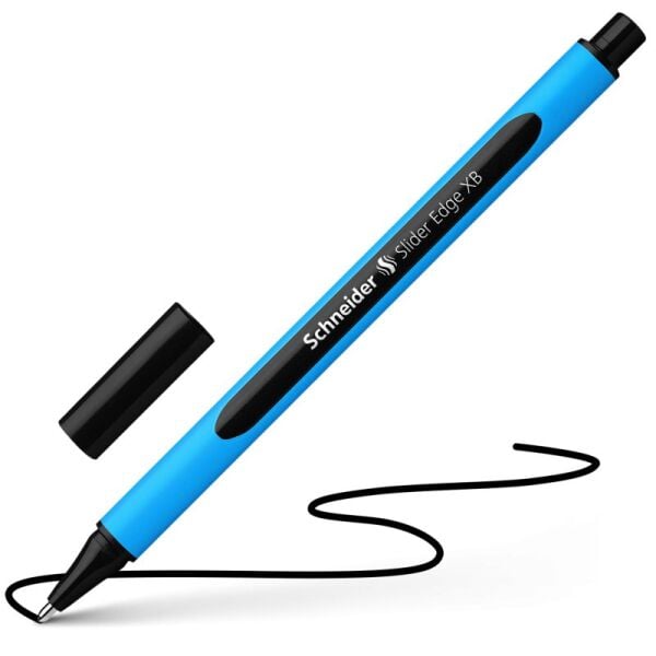 Schneider Slider Edge Tükenmez Kalem Siyah Tekli (Extra Bold)