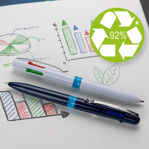 Schneider Take 4 - 4 Renkli Tükenmez Kalem (138049)