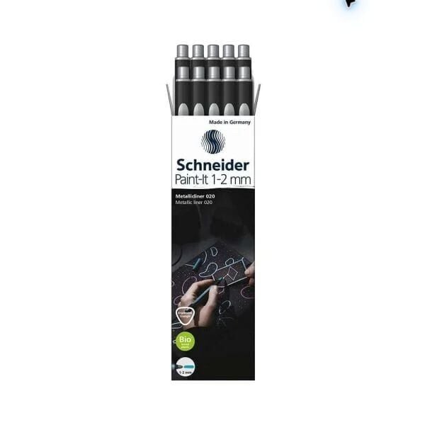 Schneider Paint-It 20 Metalik Liner Kalem Gümüş (Tekli)