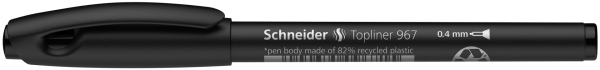 Schneider 967 Fineliner Kalem - Siyah