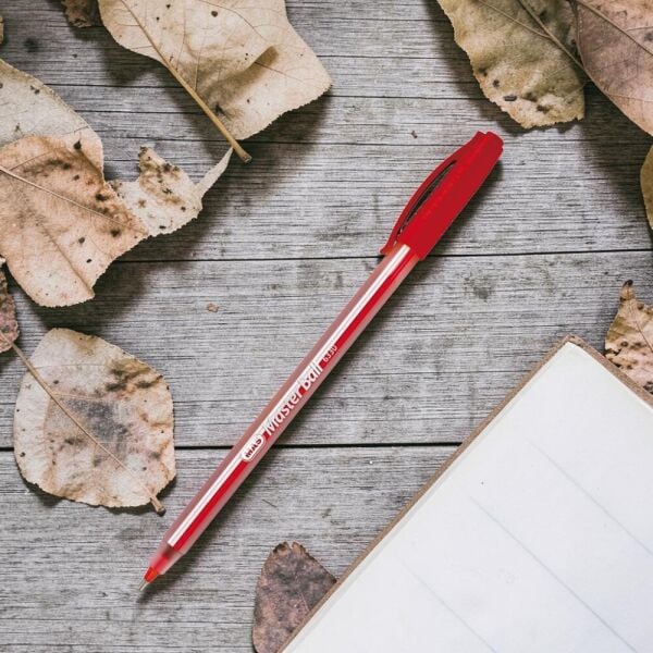 Mas Ball Point Pen MasterBall – SemiJel – 0,7 mm 50'li Kırmızı