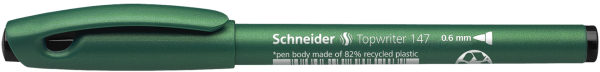 Schneider Topwriter 147 Siyah Fiber Uçlu 06mm - Siyah