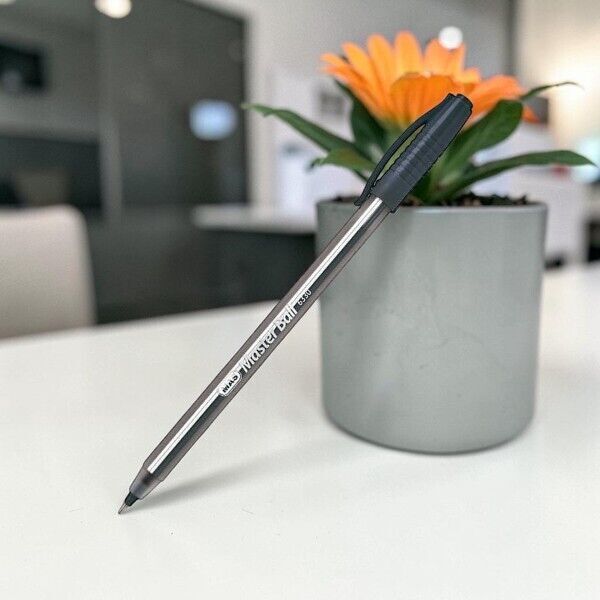 Mas Ball Point Pen MasterBall – SemiJel – 0,7 mm 50'li - Siyah