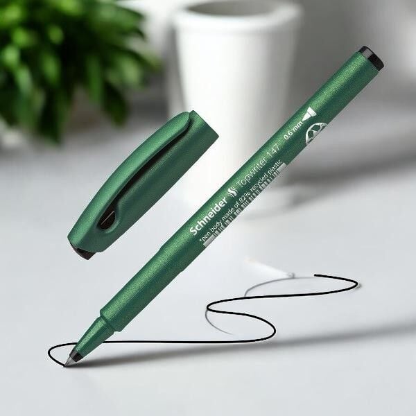 Schneider Topwriter 147 Fiber Uçlu Kalem 06Mm - Siyah (1471)