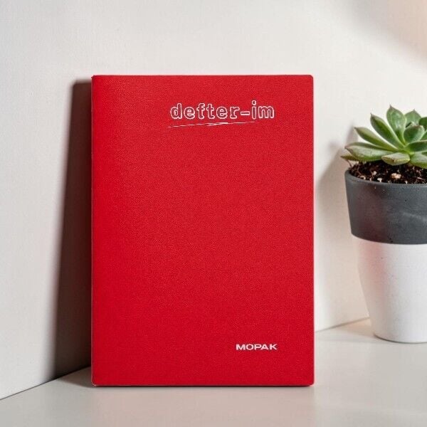 Mopak Defter-İm A4 100 Yaprak Kareli Defter -Asorti